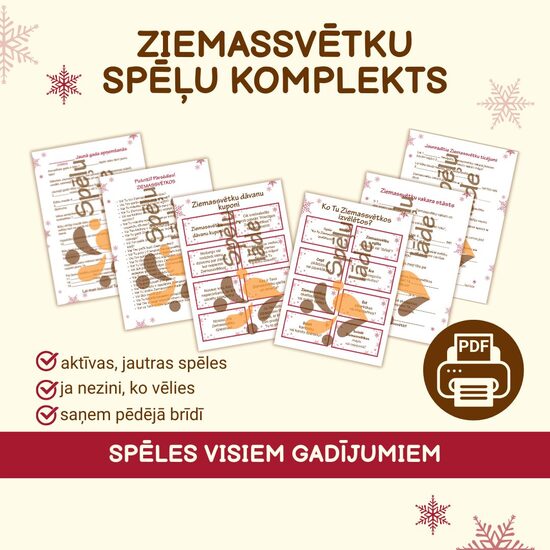 ZIEMASSVĒTKU SPĒĻU KOMPLEKTS